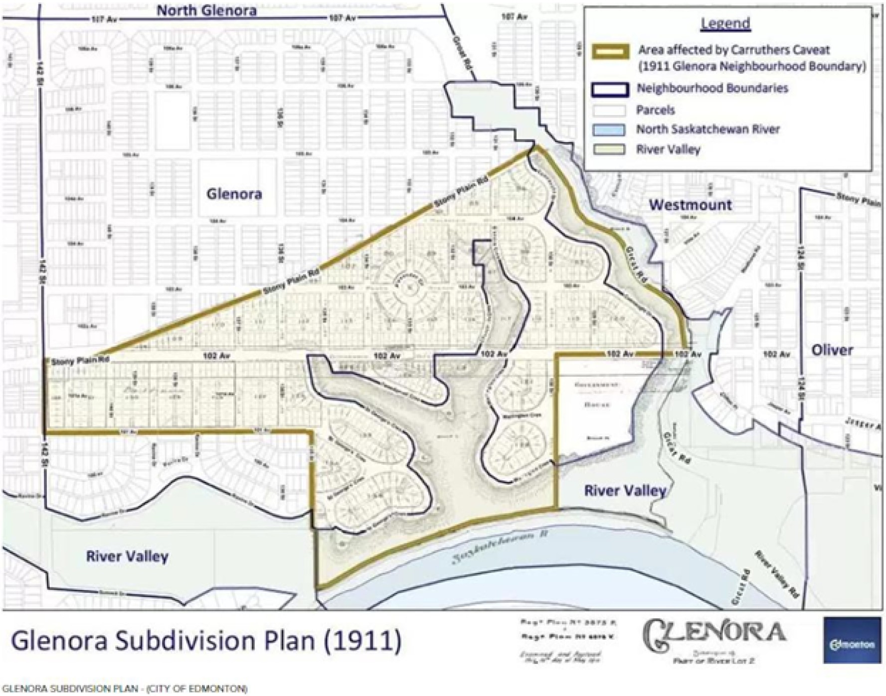 Map of Glenora Caveat